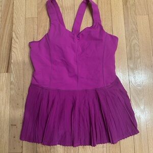 Magenta Sleeveless Lululemon Workout Top